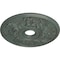 Ekena Millwork Acanthus Twist Medallion (Canopies up to 8 3/8"), 23 5/8"OD x 4 5/8"ID x 1 7/8"P, Cloud Burst CM23ACCBC - alternate 4